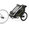 „Thule Chariot Lite“ viengubo dviračio priekaba, vintažinės žalios spalvos