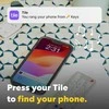 Tile Slim 2024 -paikannin, musta