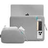 „tomtoc“ 14 colių „MacBook Pro“ dėklų rinkinys, tamsiai pilkas, pjūklo spalvos
