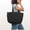 tomtoc Terra-T38 Puffy Nešiojamas kompiuteris Tote Bag, 17,5 l, musta