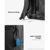tomtoc UrbanEX-T77 Nešiojamas kompiuteris Backpack, 26 l, musta