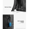 tomtoc UrbanEX-T77 Nešiojamas kompiuteris Backpack, 32 l, musta