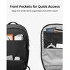 tomtoc UrbanEX-T77 Nešiojamas kompiuteris Backpack, 26 l, musta