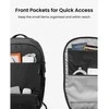 tomtoc UrbanEX-T77 Nešiojamas kompiuteris Backpack, 32 l, musta