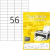 TopStick 8700 -tulostustarrat, 56-osainen, 52,5 x 21,2 mm