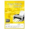 Herma Etiketter TopStick 105x74 mm hvid - (100 ark x 8 stk.)