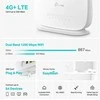 Belaidis Maršrutizatorius - TP-Link Archer 4G+ Cat6 AC1200 Dual Band Gigabit