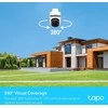 TP-LINK | Pakreipiama/sukama dirbtinio intelekto namų apsaugos „Wi-Fi“ kamera | Tapo C500 | Kupolinė | 2 MP | H.264 | „Micro SD“ kortelė, iki 512 GB