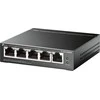 Maršrutizatorius TP-LINK | 5 prievadų Gigabit Easy Smart Switch su 4 prievadų PoE+ | TL-SG105MPE | Tvarkoma L2 | Darbalaukis | 60 mėn.