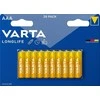 Varta Longlife -alkaliparisto, 20 kpl, AAA (LR03)
