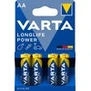 Varta Longlife Power šarminė baterija, 4 vnt AA (LR06) baterijos