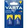 Varta Longlife Power šarminė baterija, 9V (LR61) 2 vnt