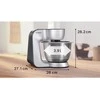 Virtuvinis kombainas Bosch MUM58359 Serija 4, Virtuvės kombainas, MUM 5, 1000 W, Sidabrinės