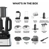 Kenwood FDM73.850SS, 3 l, pilka, mygtukai, plakimas, maišymas, kapojimas, pjaustymas, minkymas, maišymas, maišymas, 1 m, 0,5 l