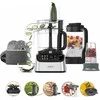 Kenwood FDM73.850SS, 3 l, pilka, mygtukai, plakimas, maišymas, kapojimas, pjaustymas, minkymas, maišymas, maišymas, 1 m, 0,5 l