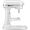Virtuvinis kombainas Kitchenaid 5KSM55SXXEWH Küchenmaschine 5,2 L HEAVY DUTY (Schüsselheber) Weiß