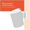 Laikiklis Vogels Wall mount | Speaker Wall Mount for Sonos Era 100 | Tilt, rotate | Maximum weight (capacity) 7kg | Baltas
