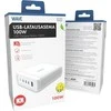 Wave 100 W USB-latausasema, 3x USB-C + 1x USB-A, valkoinen
