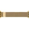 Banginė plieno pintinė apyrankė, Apple Watch 38 mm / 40 mm / 41 mm, auksas
