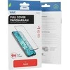 Wave Full Cover -panssarilasi, iPhone SE (2022 &amp; 2020) / 8 / 7 / 6s / 6, musta kehys