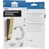 Wave plieno pintinė apyrankė 20mm, išmaniesiems ir sportiniams laikrodžiams, sidabrinė