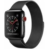 Wave plieno pintinė apyrankė, Apple Watch 42 mm / 44 mm / 45 mm, juoda