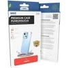 Dėklas Wave Premium Case silikonisuoja, iPhone 15, kirkas
