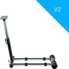 Vairo ir pedalų laikiklis WheelStandPro V2 Juodas (be vairo ir pedalų)