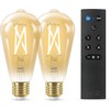 WIZ WI-FI BLE 50W ST64 AMB TW 2PK + REMOTE