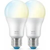 Signify WiZ Baltas Lampe E27 Tunable 60W matt Zweierpack