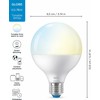 Signify WiZ Baltas Globe E27 Tunable 75W matt jednopak