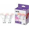 Signify WiZ Baltas &amp; Color GU10 Tunable 60W Glass Two Pack