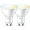 Signify WiZ Baltas GU10 Tunable 60W Glas Zweierpack
