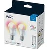 WiZ išmanioji lempa, E27, RGBW - visų spalvų ir atspalvių baltos šviesos, Wi-Fi, 806 lm, 2 pak.