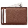 Woolnut Leather Card Holder -korttikotelo, konjakki