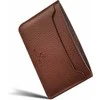 Woolnut Leather Card Holder -korttikotelo, konjakki