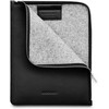 Woolnut Leather Folio apsauginis dėklas skirtas 11 iPad Pro &amp; Air, juodas