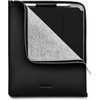 Woolnut Leather Folio apsauginis dėklas iPad Pro 13 ir Air, juodas