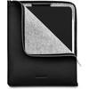 Woolnut Leather Folio apsauginis dėklas iPad Pro 13 ir Air, juodas