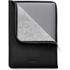 Woolnut Leather Folio -suojatasku 13/14 MacBook, musta