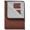 Woolnut Leather Folio -suojatasku 16 MacBook Pro, konjakki