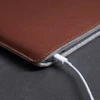 Dėklas WOOLNUT Leather Sleeve 13" Ruda