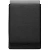 Woolnut Leather Sleeve -suojatasku 16 MacBook Pro, musta