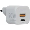 Xtorm - 20 W „GaN2 Ultra“ namų įkroviklis USB-C PD/USB-A, baltas