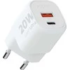 Xtorm - 20 W „GaN2 Ultra“ namų įkroviklis USB-C PD/USB-A, baltas