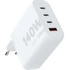 Xtorm - 140 W „GaN2 Ultra“ namų įkroviklis, 3 x USB-C / USB-A, baltas