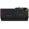 Žaidimų klaviatūra Asus TUF Gaming K1, Nordic (Šiaurės šalių) išdėstymas, RGB, Juoda