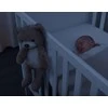 Zazu Brody the bear -unirytmiä opettava musiikkiyövalo, taupe