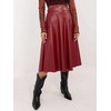 Bordo spalvos sijonas
