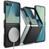 Telefono dėklas Samsung Galaxy Z Flip 7 juodas magnetinis MagSafe Ringke